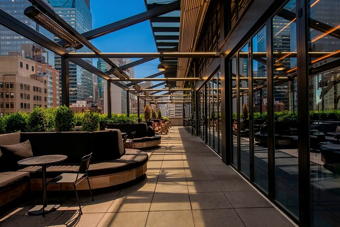 AC Hotel rooftop, Manhattan, New York