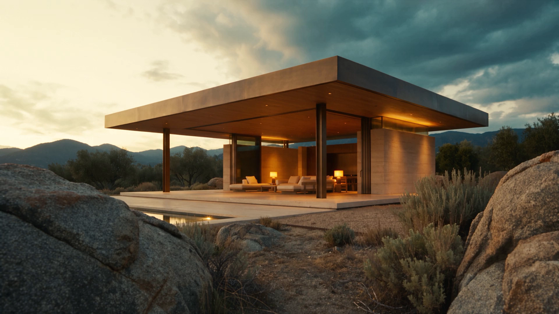 VERSA Hard top system. Golden dusk concept visualization